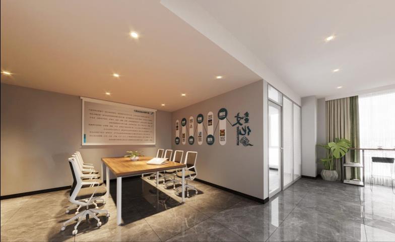 贵阳市现代风格办公室LSZ3011-绿松子装饰